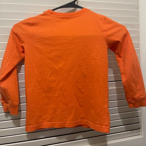 Carter's Long Sleeve Pumpkin Graphic Tee EUC - Picture 4 of 5